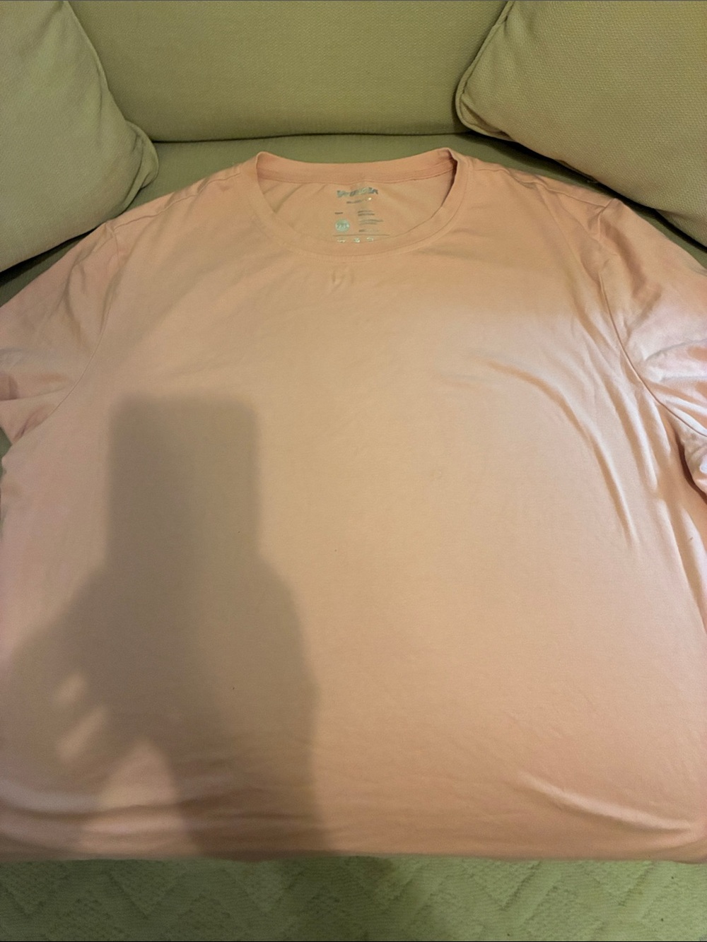 YoungLA Men's Crew Neck Tee - Pale Pink Size XXL Like New